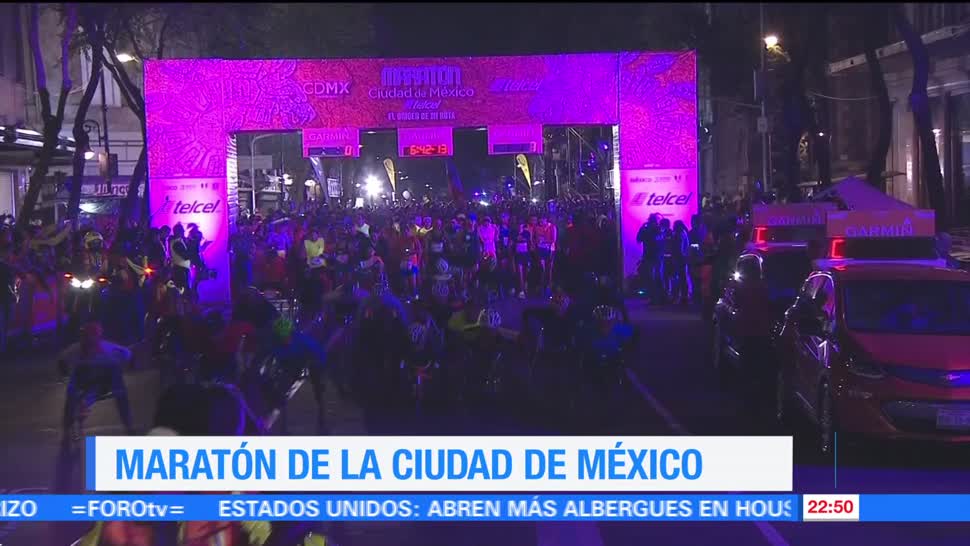 Se realiza la edición del Maratón de la Ciudad de México