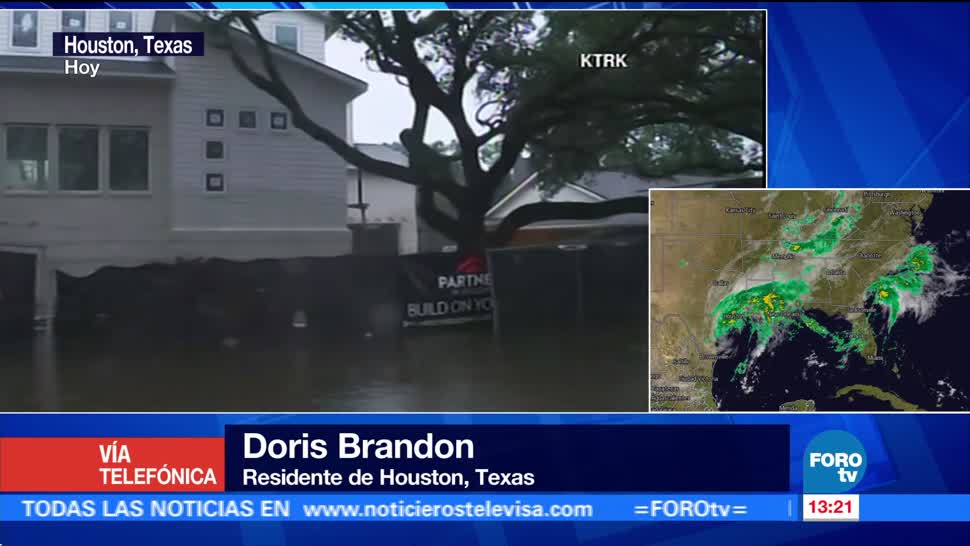 Doris Brandon Relata Afectaciones Houston Harvey