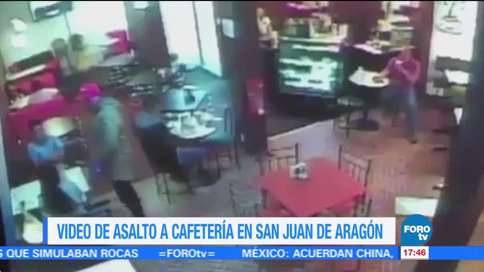 Video Asalto Cafeteria Gam Imagenes San Juan de Aragon