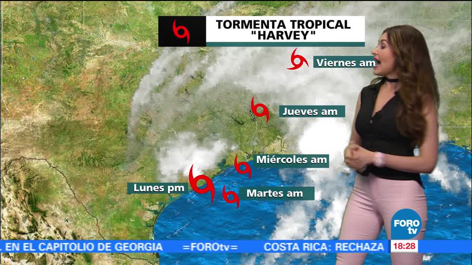 Clima Mayte Carranco Desplazamiento Lento Tormenta Tropical Harvey