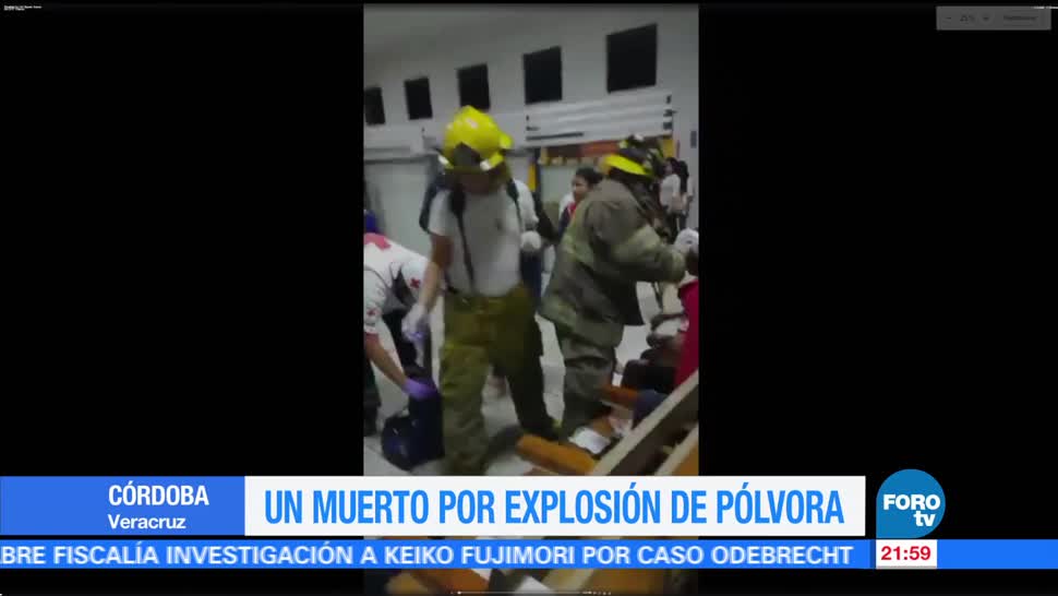 Explosión autobús deja un muerto Veracruz