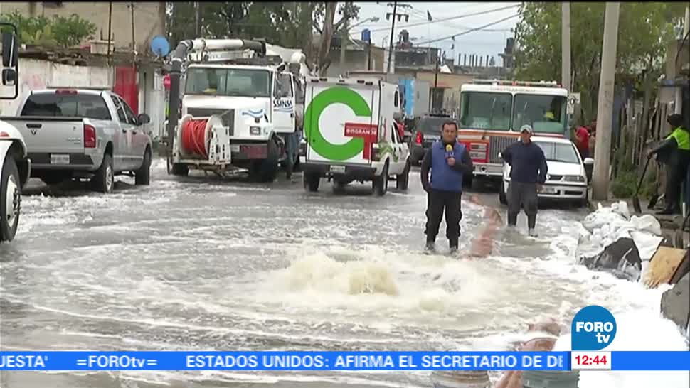 Labores Limpieza Inundadas Cuautitlán Izcalli