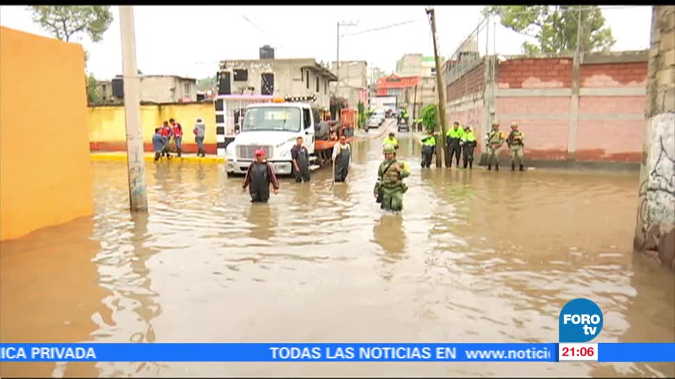 Inundaciones en Cuautitlán Izcalli