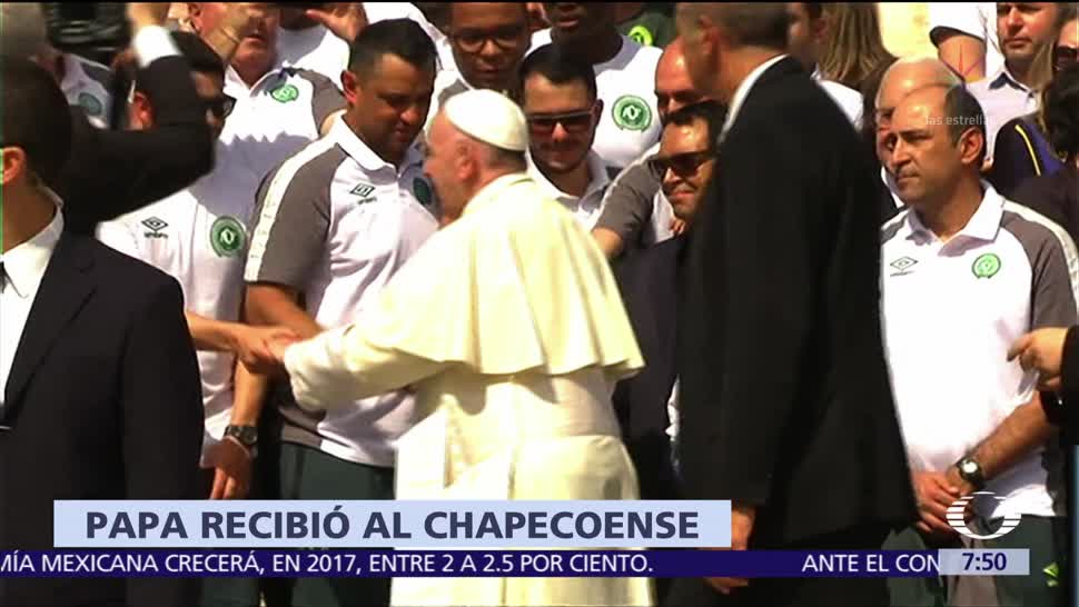 Papa Francisco Recibe Sobrevivientes Chapecoense
