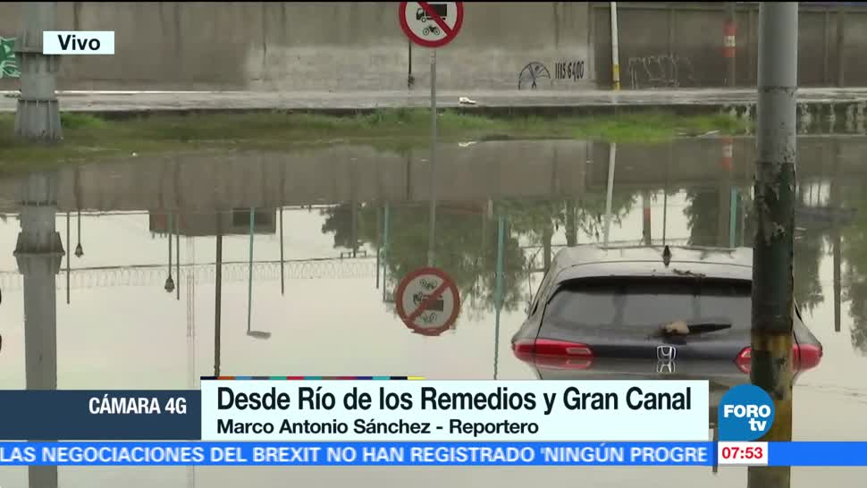 Vehículos, atrapados, inundaciones, Río