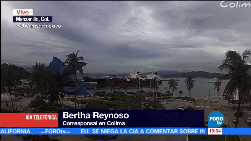 Alerta por tormentas intensas ante el paso de 'Lidia' en Colima