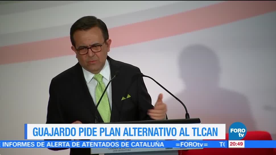 Guajardo pide alistar plan ante eventual salida de EU del TLCAN