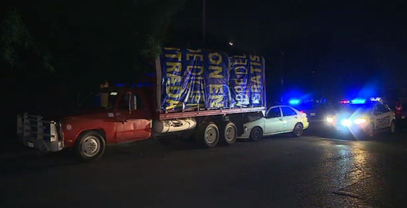 Accidente carretero en el municipio de Guadalupe, Nuevo León