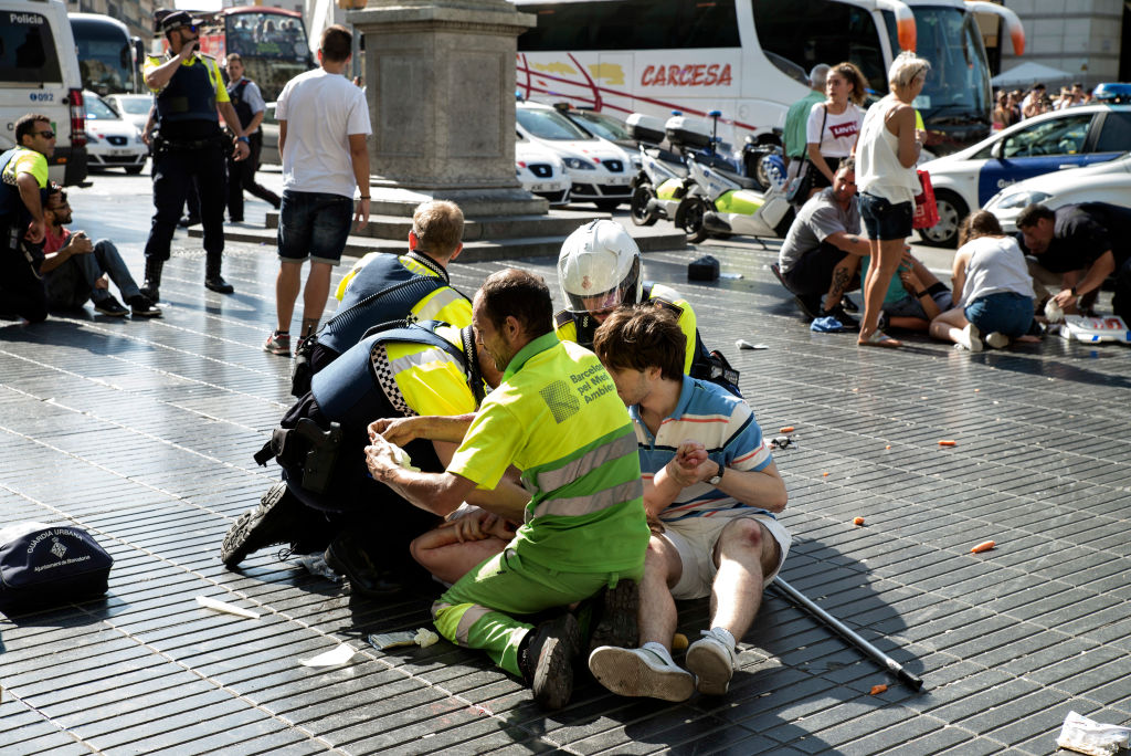 terrorismo golpea ramblas y cambrils barcelona espana