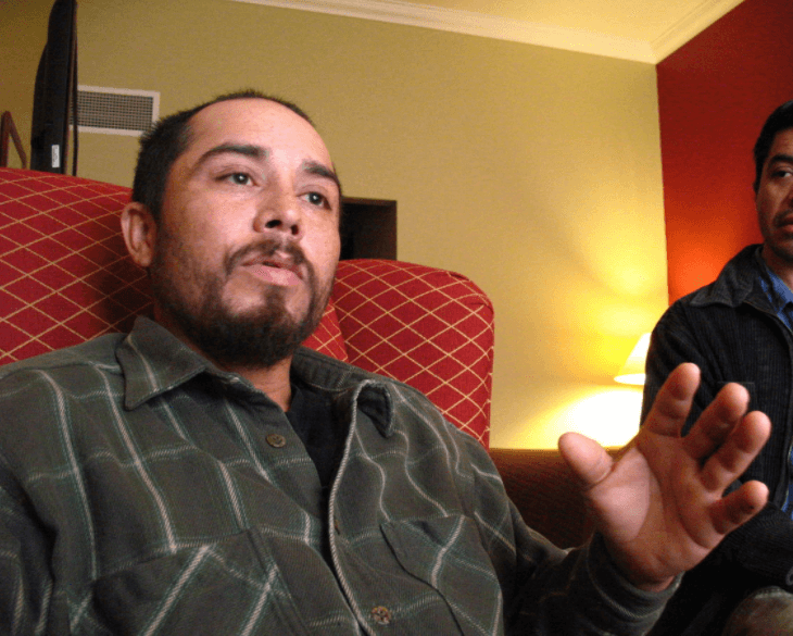 Audemio Orozco Ramírez durante una entrevista en 2013