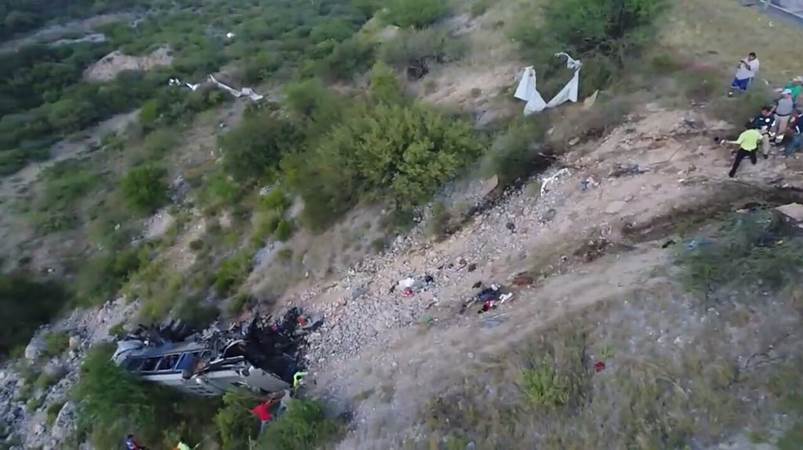 Mueren 9 personas por choque en tamaulipas