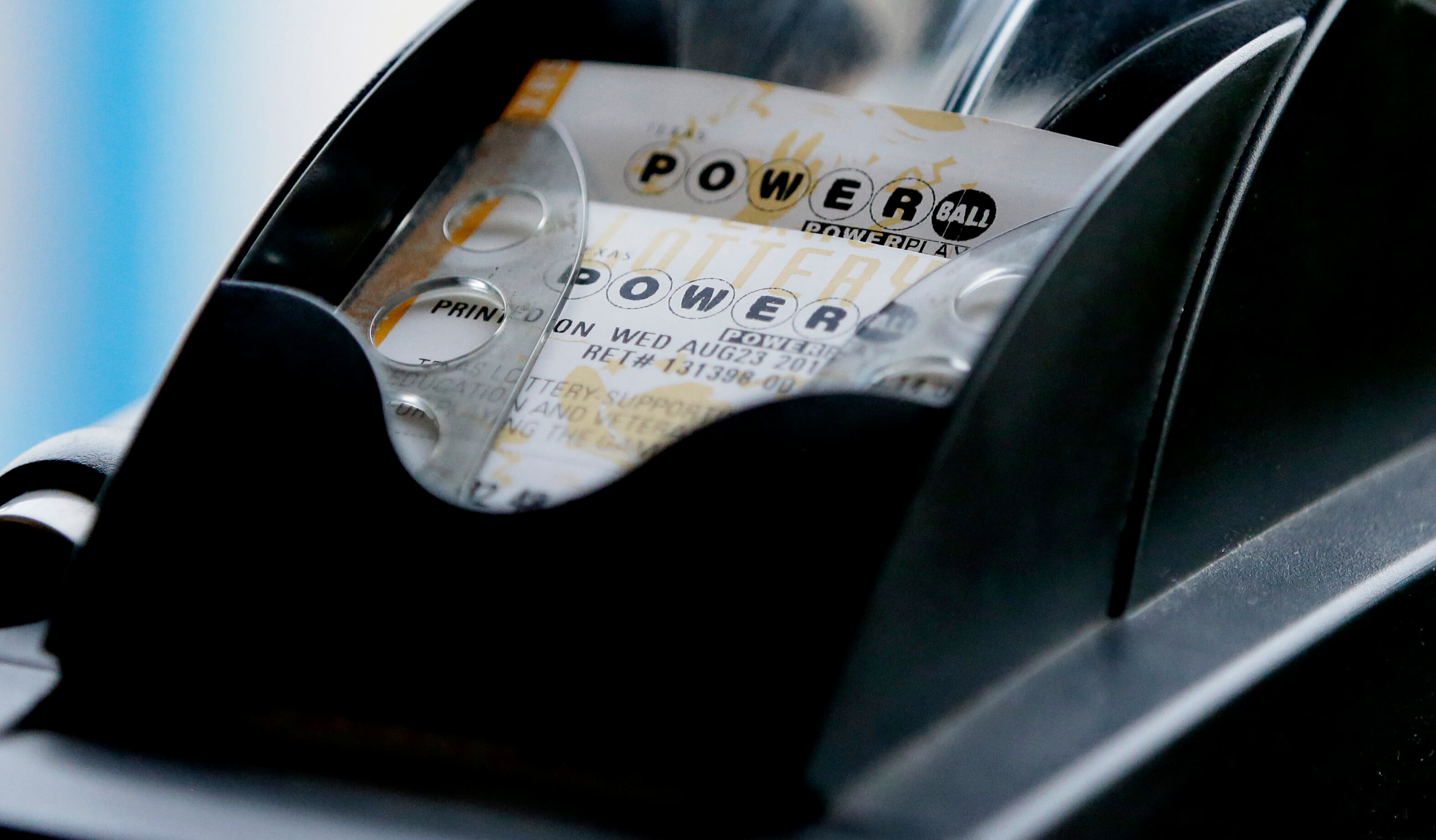 Boleto de Powerball, lotería estadounidense con una bolsa de 758 mdd