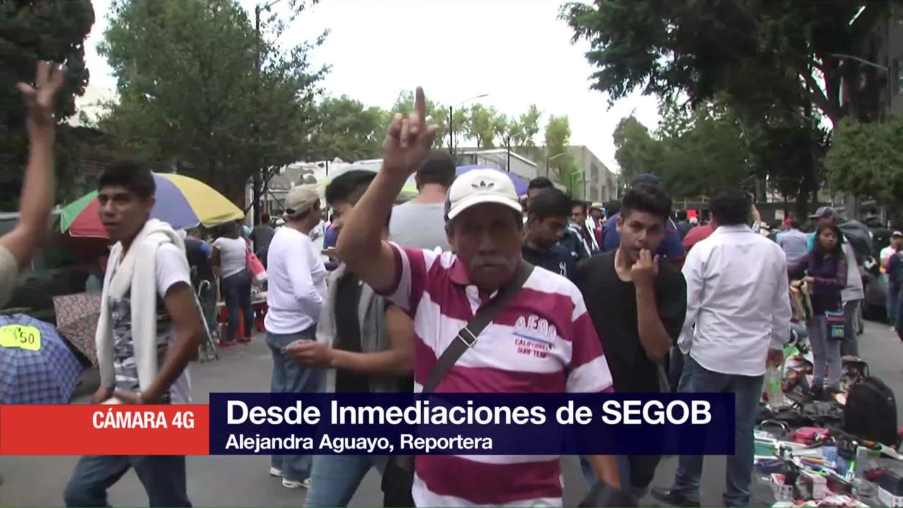 Concluye la 'Marcha por Morelos' en Segob