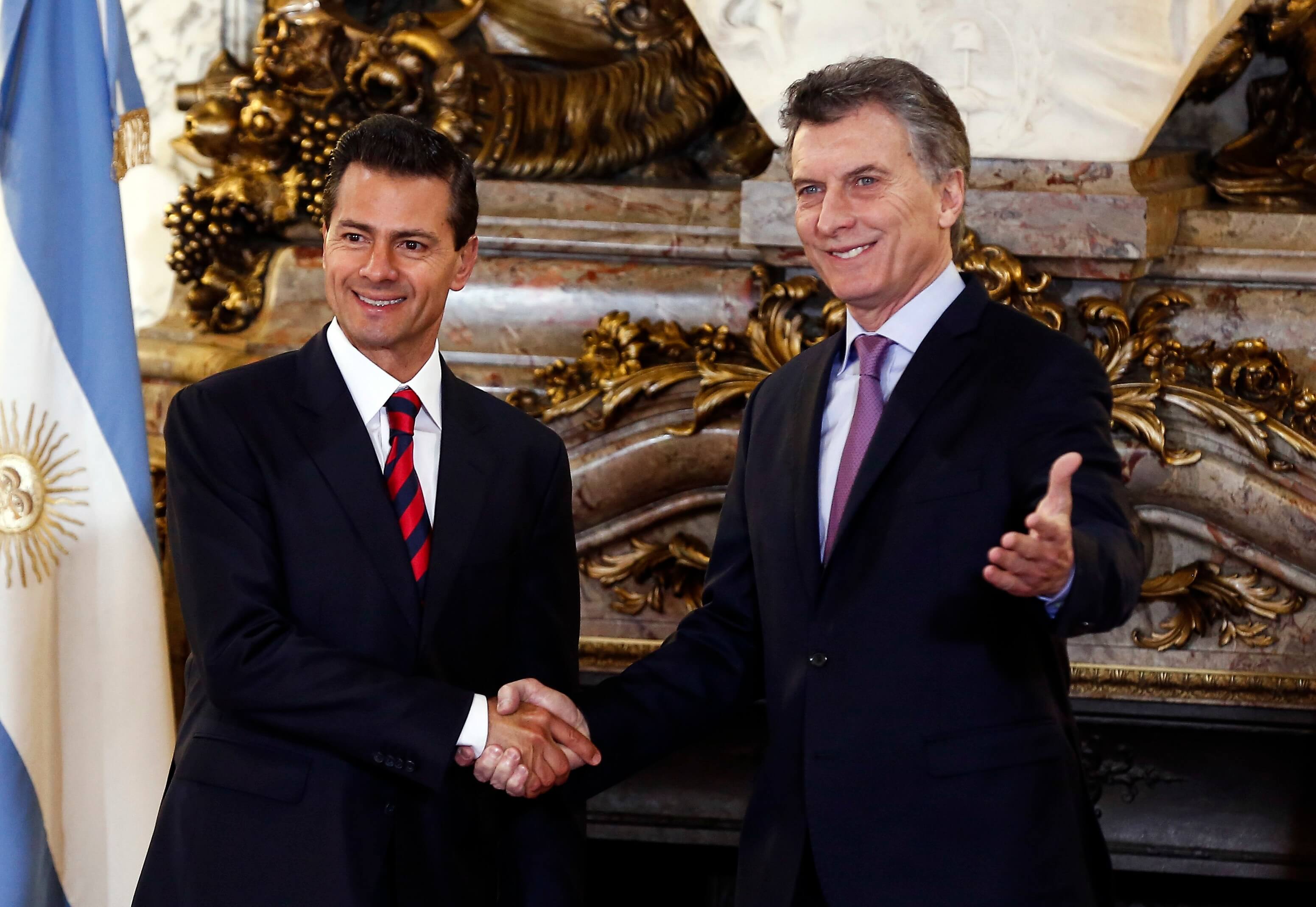 Enrique Peña Nieto y Mauricio Macri