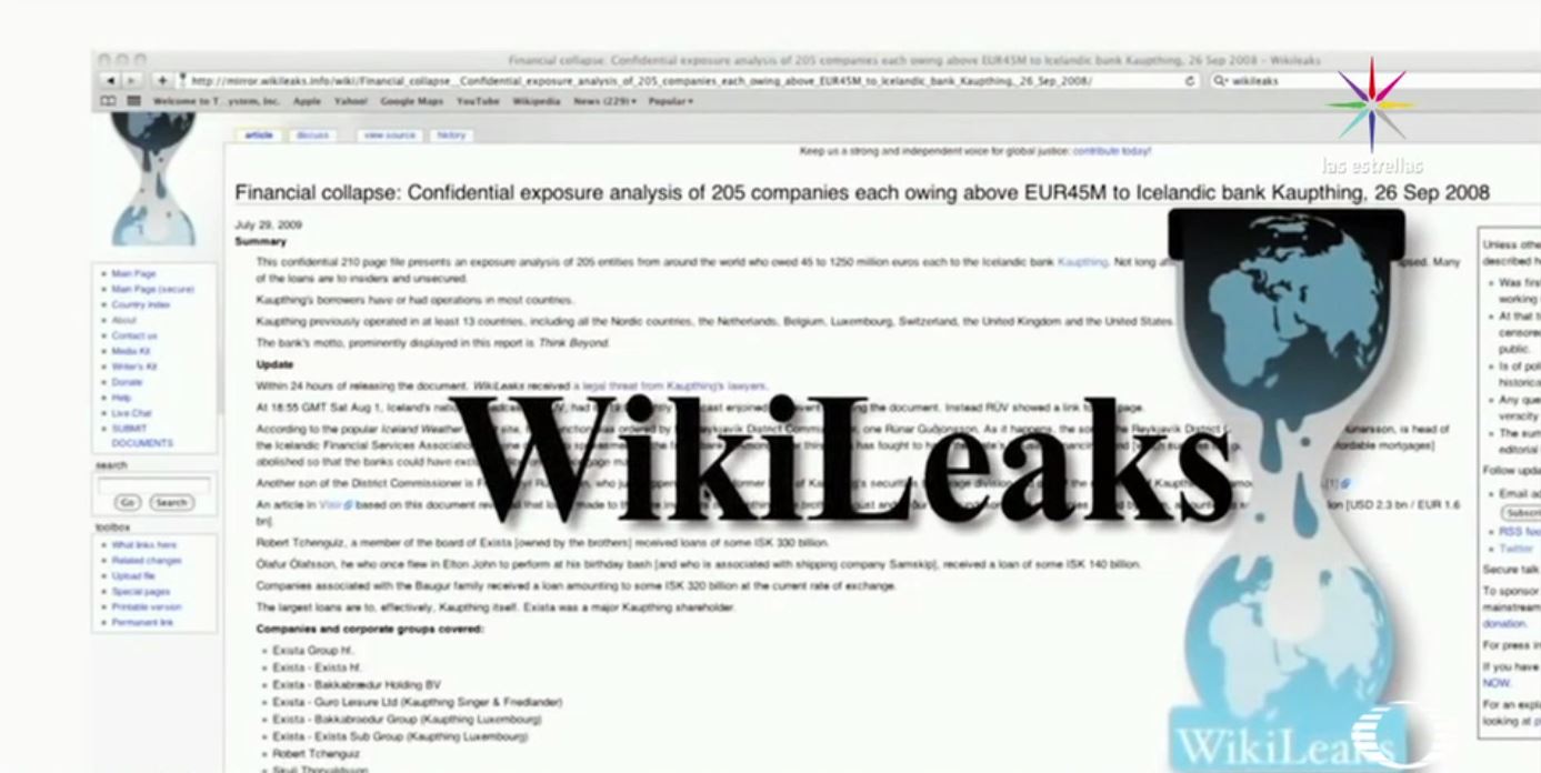Edward Snowden y Julian Assange, ejemplos de espionaje en internet