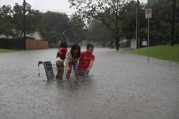 Las lluvias por Harvey, en niveles históricos