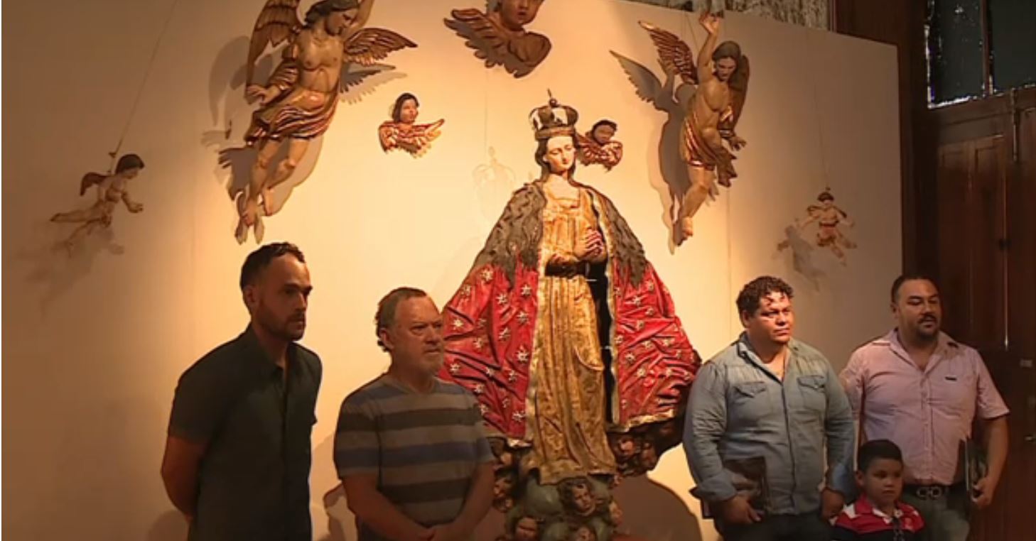Inauguran obras de arte colonial en madera, en Nuevo León
