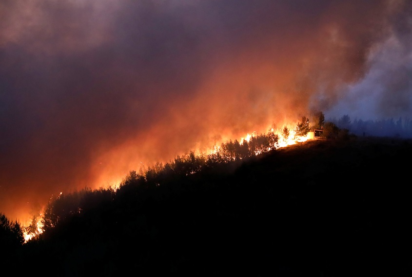  Incendios forestales cerca de Atenas no ceden