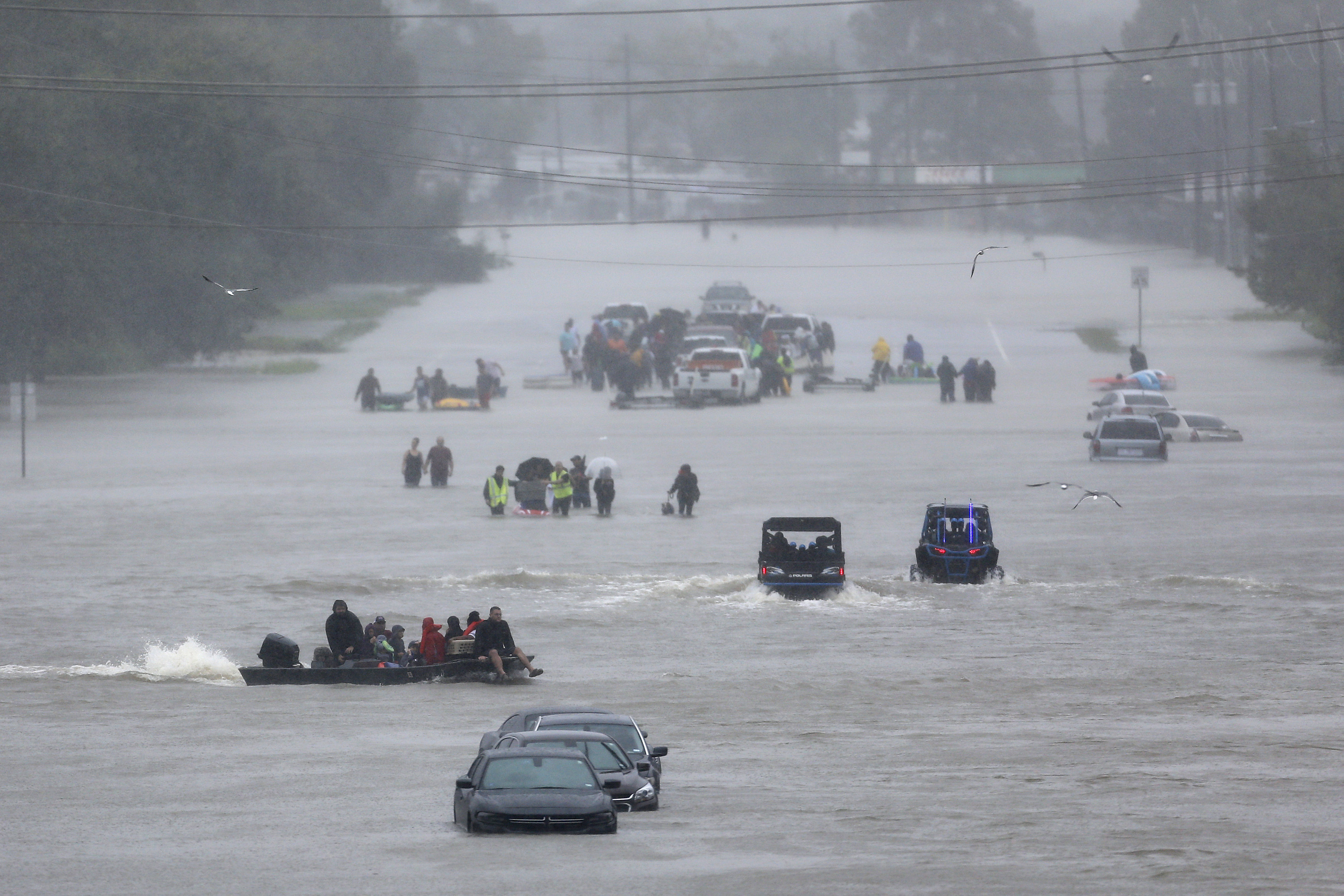 Ocho muertos y miles esperan ser rescatados lluvias Harvey