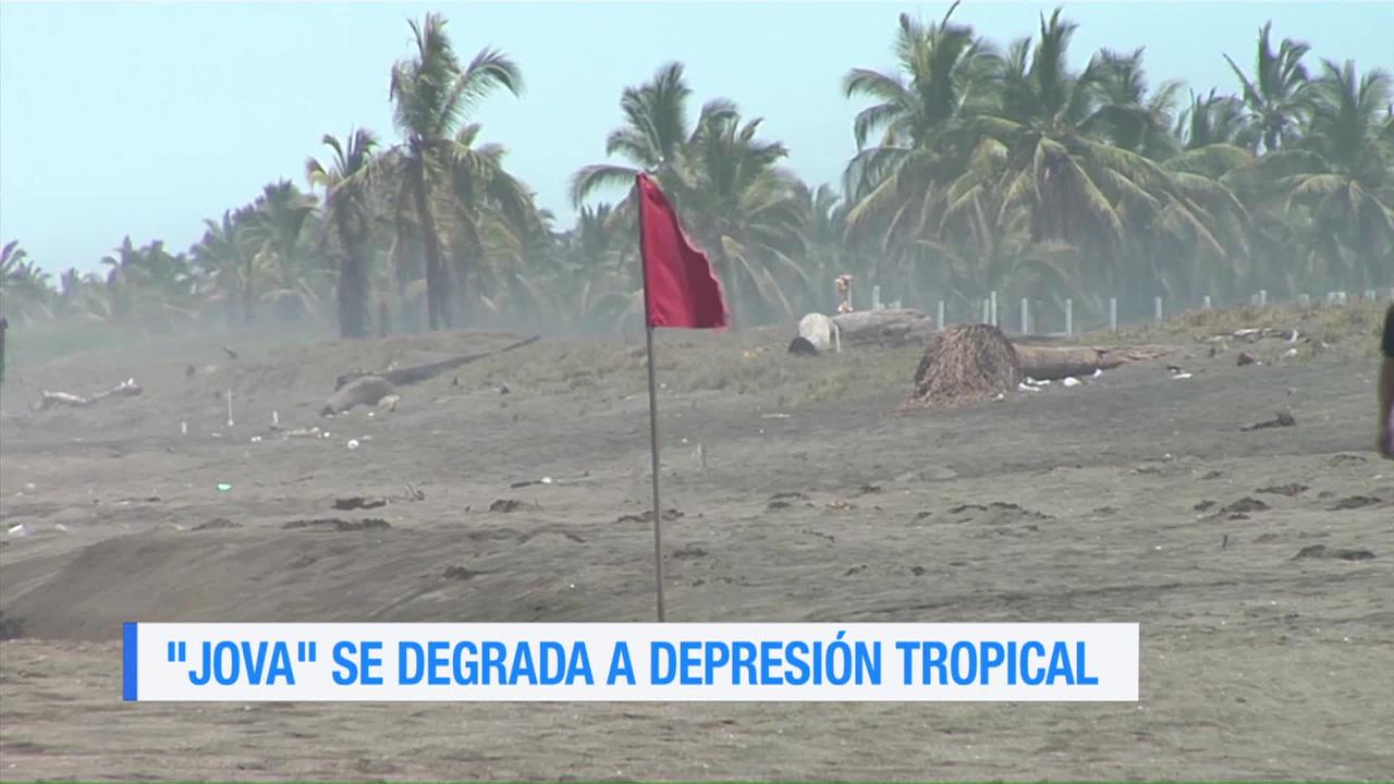 ‘Jova’ se degrada a depresión tropical en el Pacífico