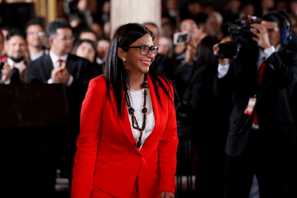 La excanciller Delcy Rodríguez, presidenta de la Constituyente