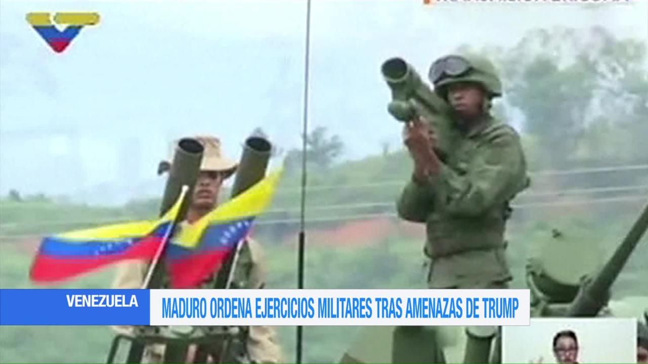 Maduro Ordena Ejercicios Militares Venezuela Presidente Nicolas Maduro