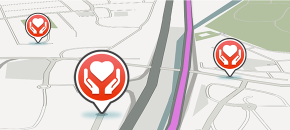 Mapa de Waze ubica centros de refugio en Texas 