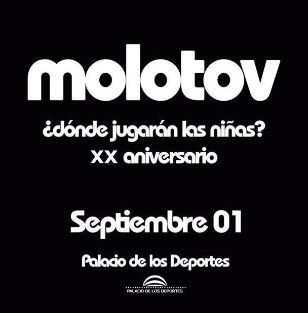 Molotov Palacio de los Deportes concierto 20 años