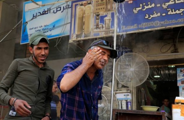 Ola de calor agobia a Irak; temperaturas superan los 49 grados