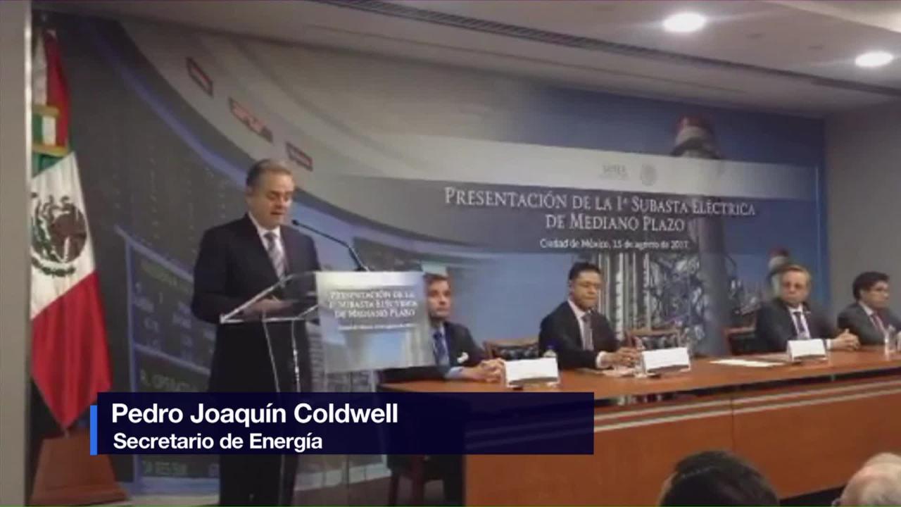 Pedro Joaquín Coldwell, presenta, subasta, eléctrica