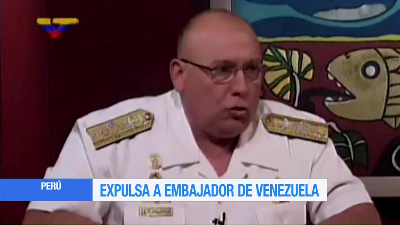 Perú expulsa a embajador de Venezuela