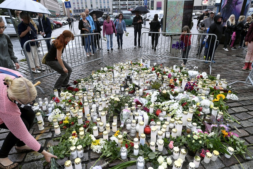 Policía finlandesa liga ataque con cuchillo en Turku como probable acto terrorista