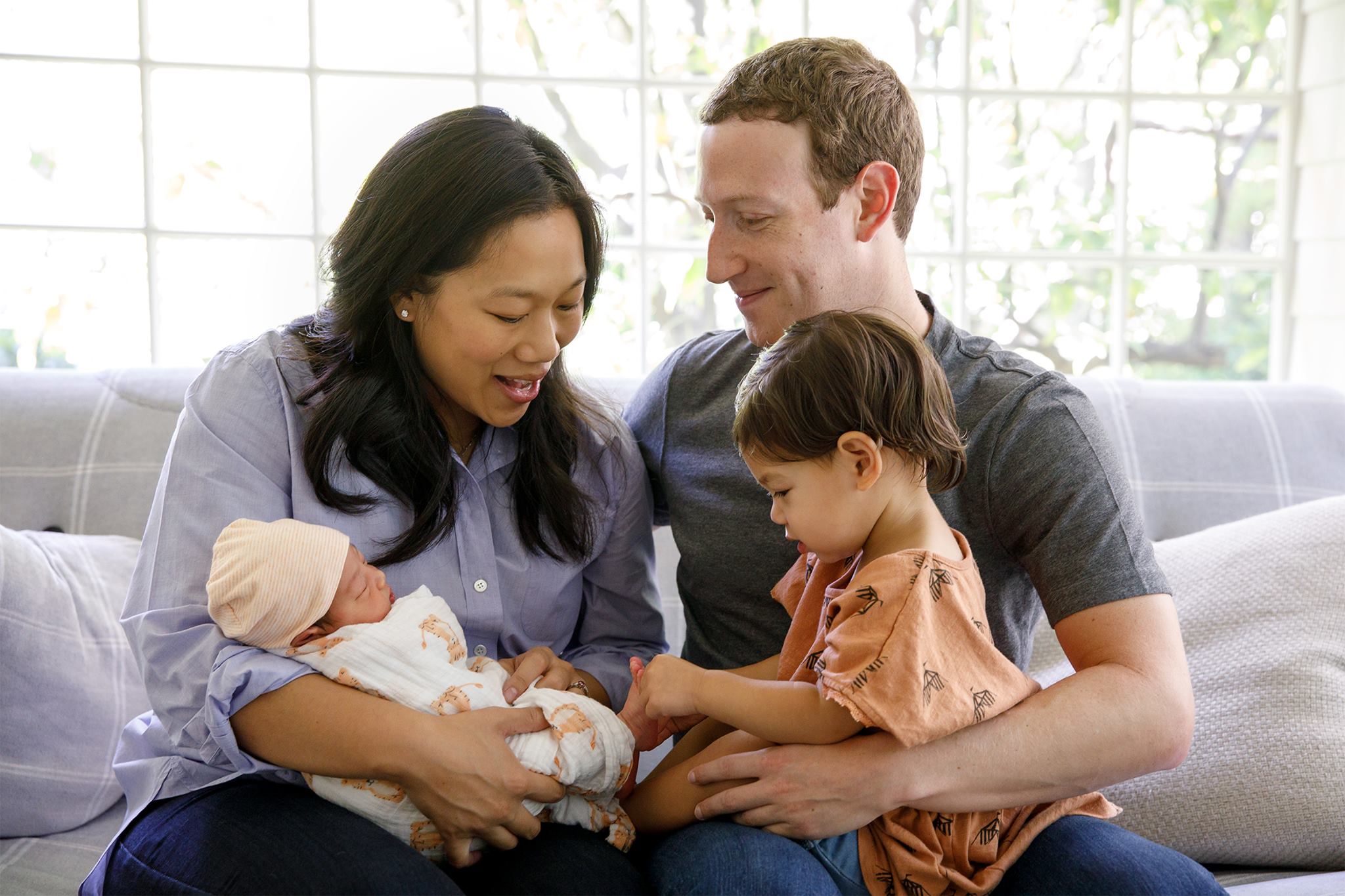 Zuckerberg anuncia Facebook llegada su segunda hija