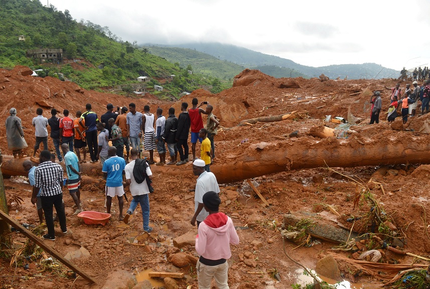 Cruz Roja calcula 600 desaparecidos por aludes en Sierra Leona