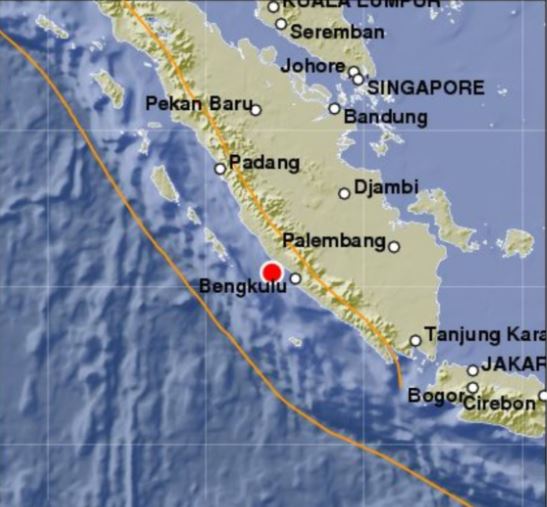 sismo golpea isla sumatra en indonesia