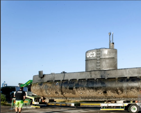 submarino casero realizado por peter madsen