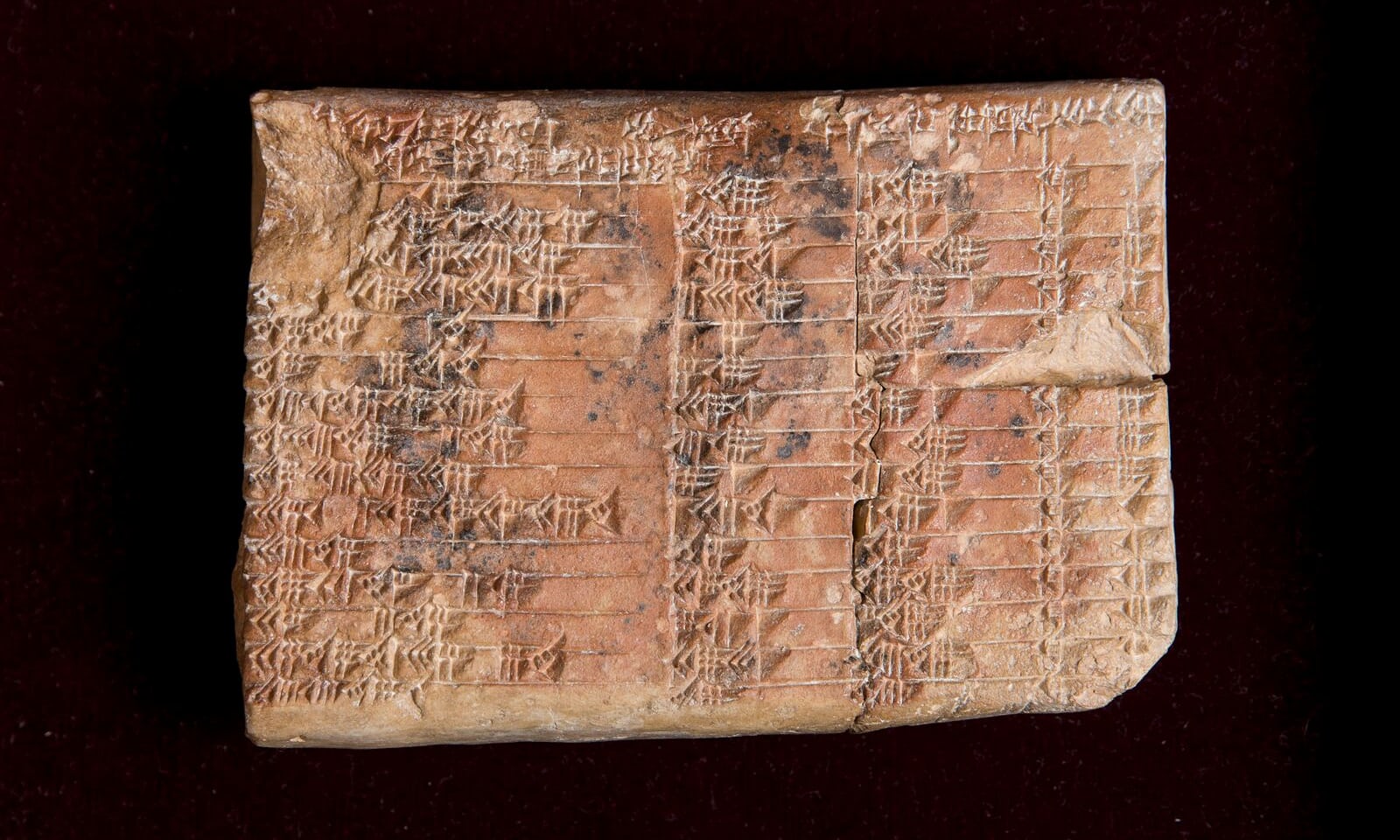 Tablilla Plimpton 322 usada por babilonios