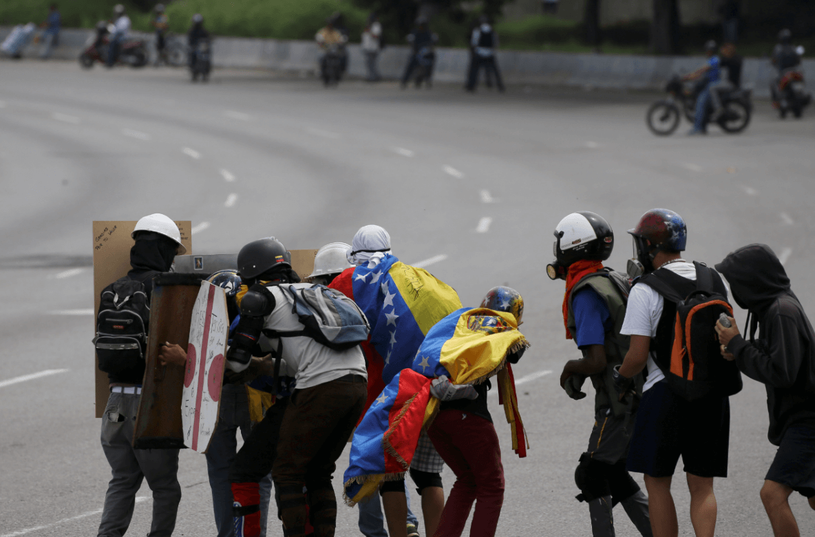 Protestas contra el gobierno de Nicolas Maduro