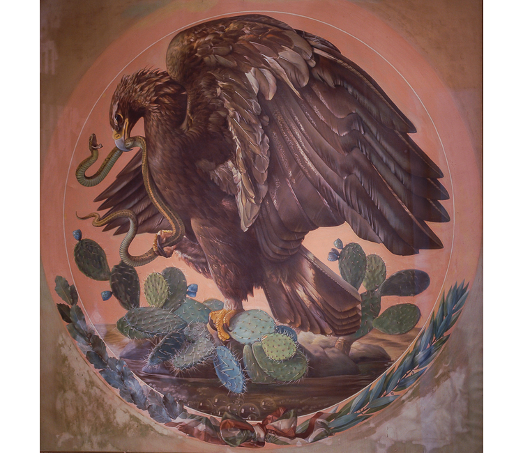 Museo de Antropología de Xalapa, Escudo Nacional, Águila, Serpiente, Aztecas, Mexicas