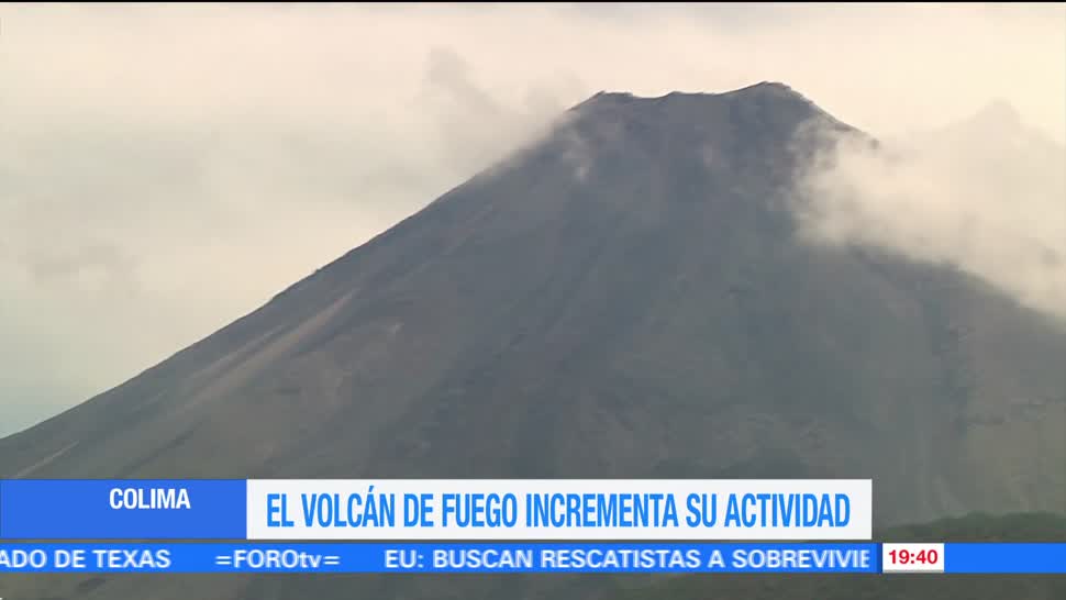 Volcán de Colima podría iniciar nueva etapa explosiva