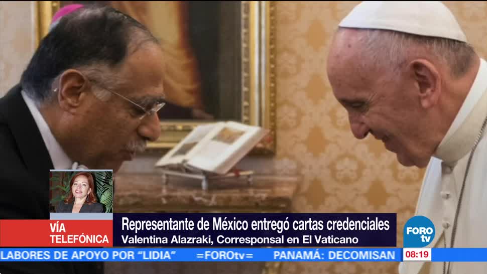 Representante Mexico Entrego Cartas Credenciales Papa Francisco