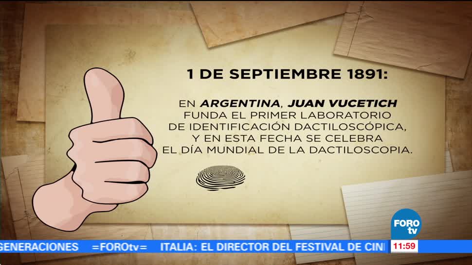 Primer Laboratorio Huellas Dactilares Argentino Juan Vucetich