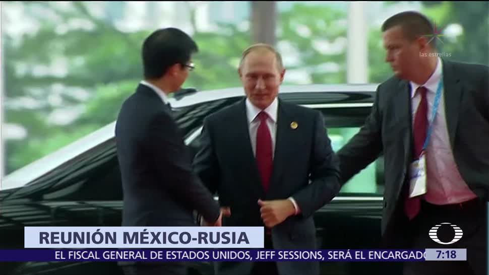 Peña Nieto Reúne Con Vladimir Putin