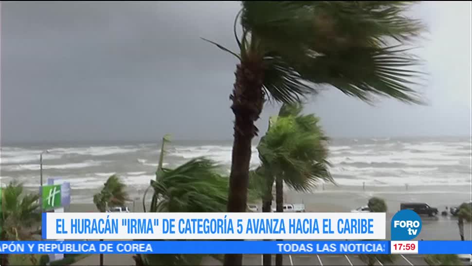 Huracán Irma Amenaza Caribe Categoría 5