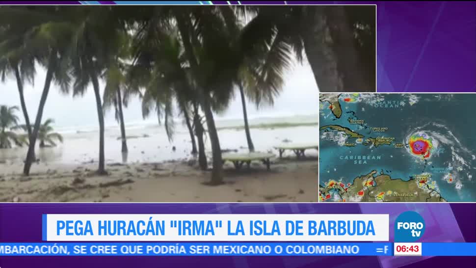 Pega Huracán Irma Isla Barbuda