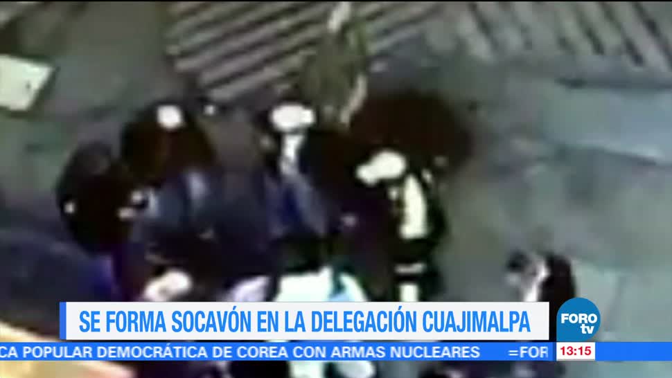 Socavón, afecta, Cuajimalpa, CDMX