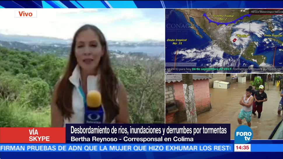 Lluvias afectan a Jalisco y Colima