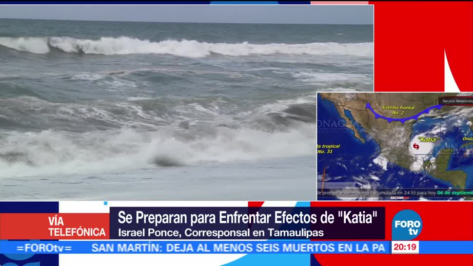 Tamaulipas se prepara para el huracán Katia