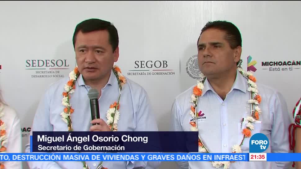 Osorio Chong pide superar problemas en la Cámara de Diputados