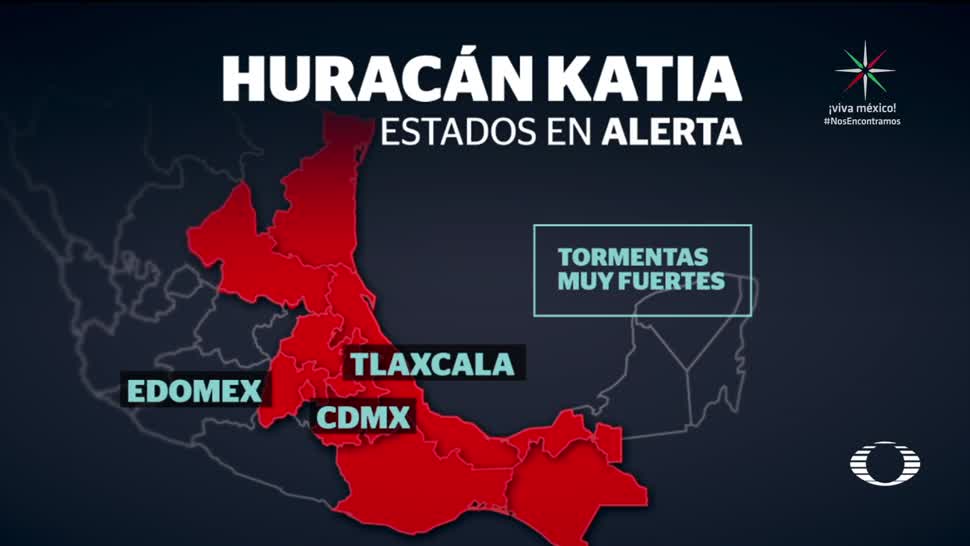 Alerta en 11 estados por el huracán ‘Katia’